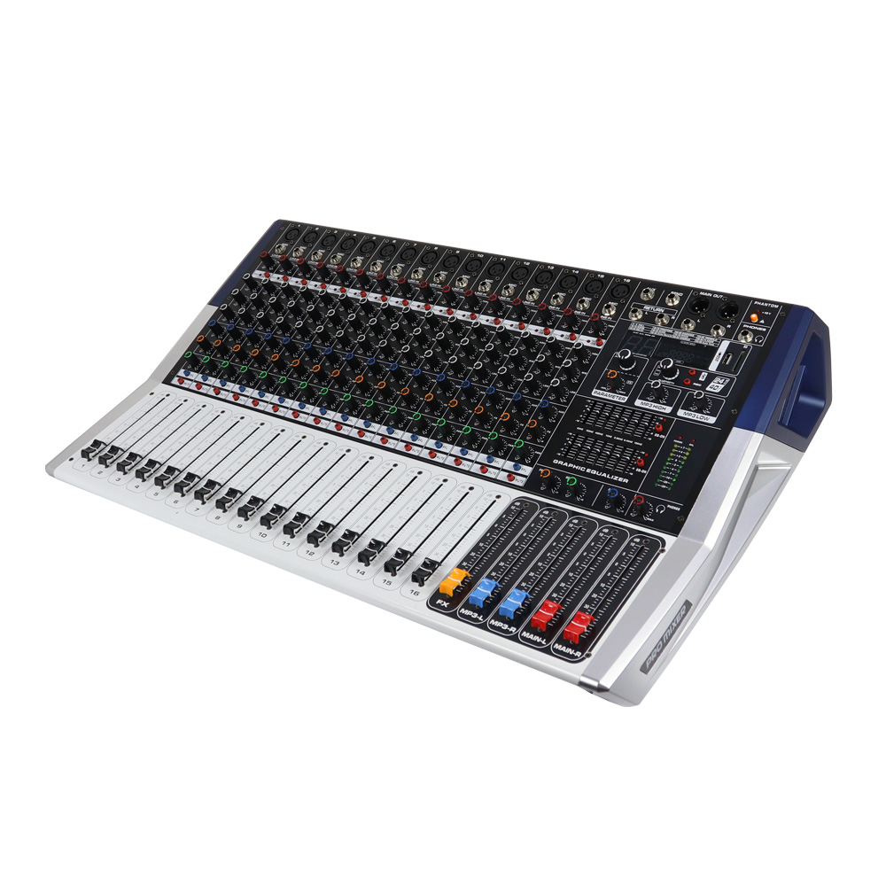 Audio Music For - Professional 350W 16 Channel Metal Audio