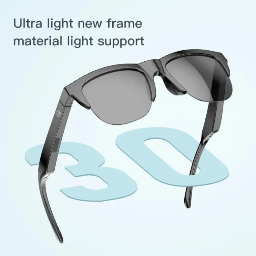 Audio Music Bluetooth - Open Ear Wireless Bluetooth Smart Sunglasses