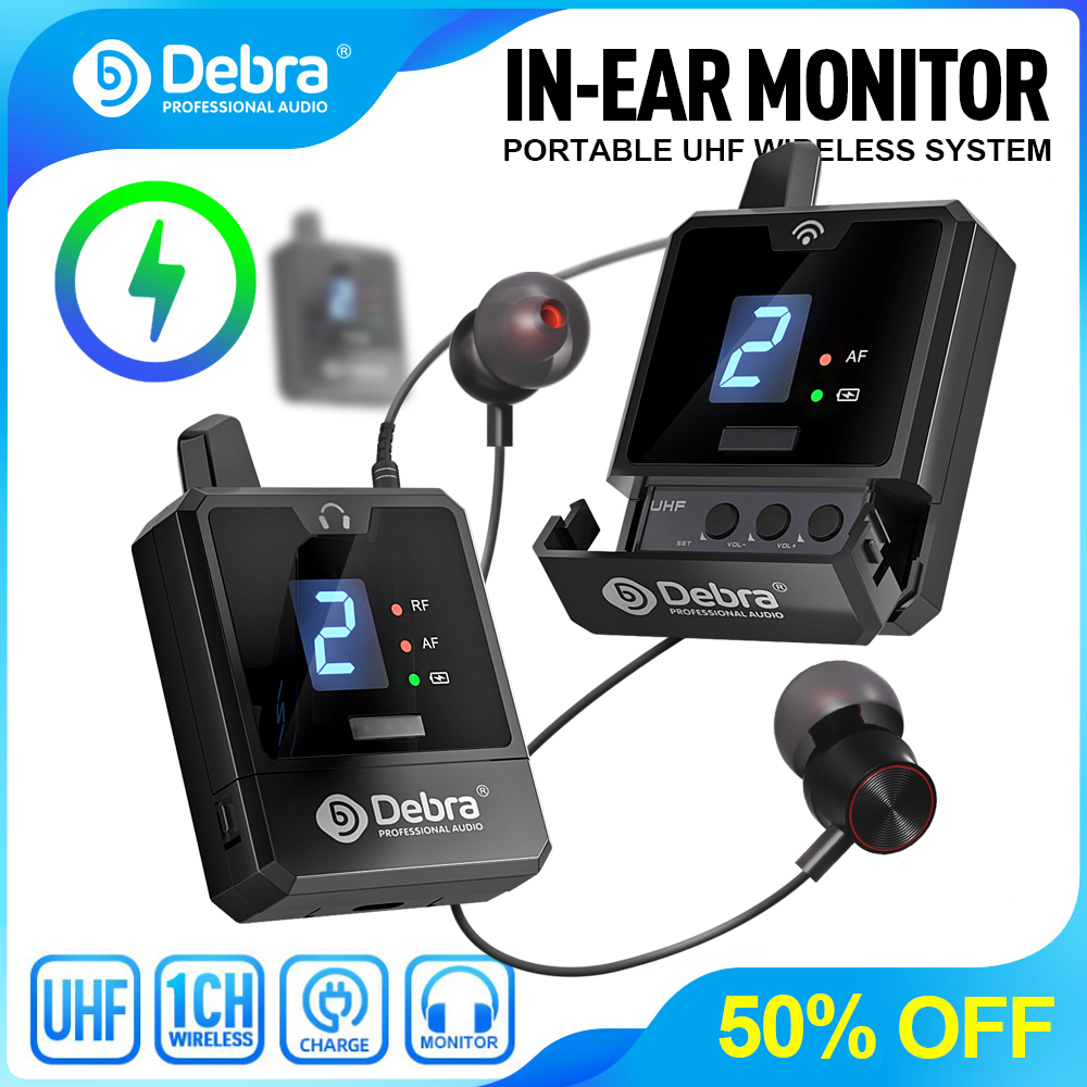 Audio Music Recorder - Debra UHF IEM Wireless In-Ear Monitor