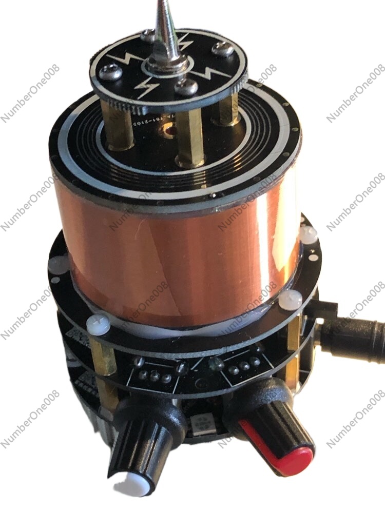 Audio Visualizer Music Player - DRSSTC Mini Tesla Coil Touchable Artificial