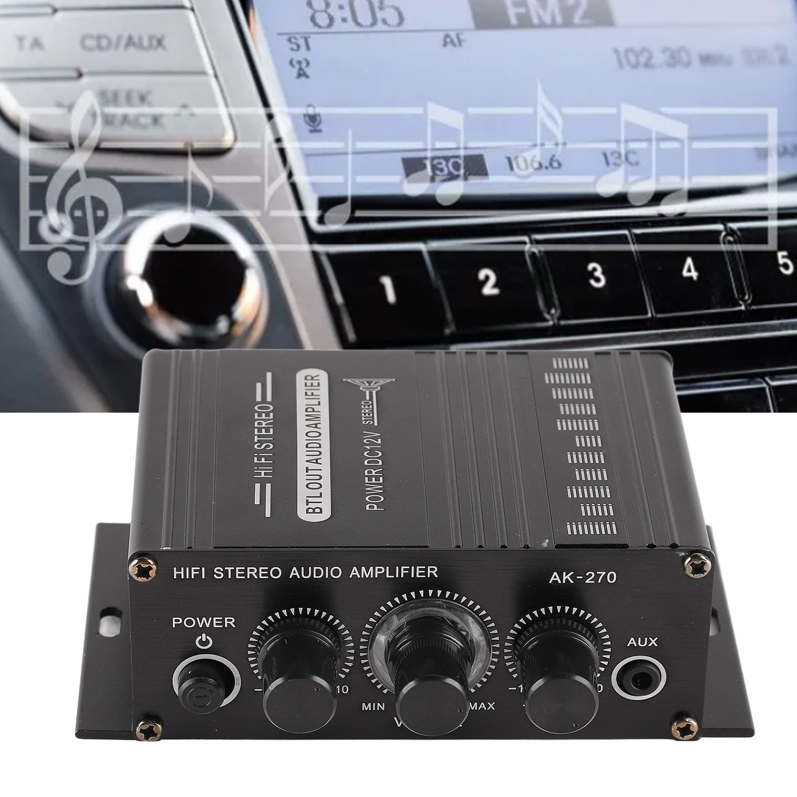 Stereo Amplifier Motorcycle Am - đánh giá và giá Portable Amplifier Mini