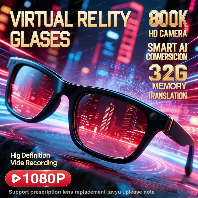 8K Vision AI Eyeglasses Built- - đánh giá và giá Audio Music For Video
