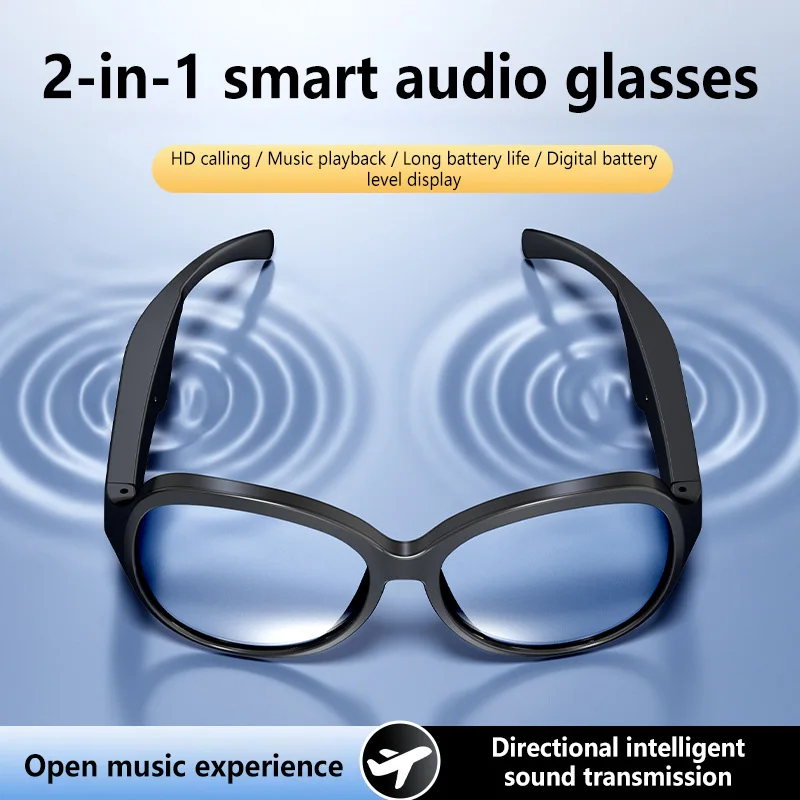 2-in-1 Smart Audio Glasses Wir - đánh giá và giá Audio Music Bluetooth