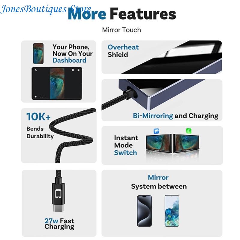 Box Radio Mirroring Link 720P  - đánh giá và giá Audio Visualizer Music Player