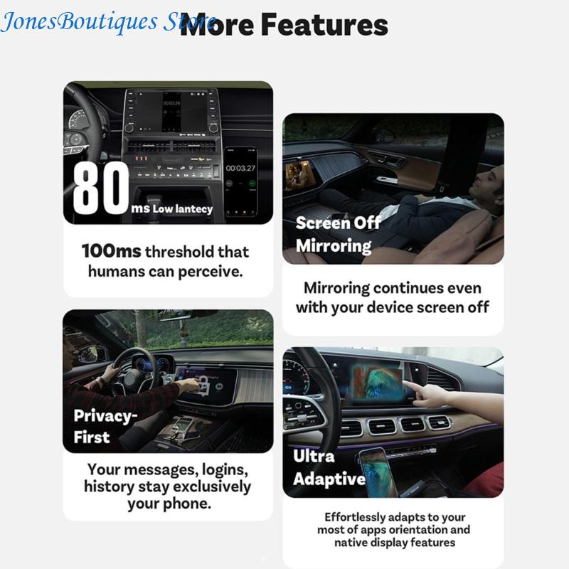 Box Radio Mirroring Link 720P  - đánh giá và giá Audio Visualizer Music Player