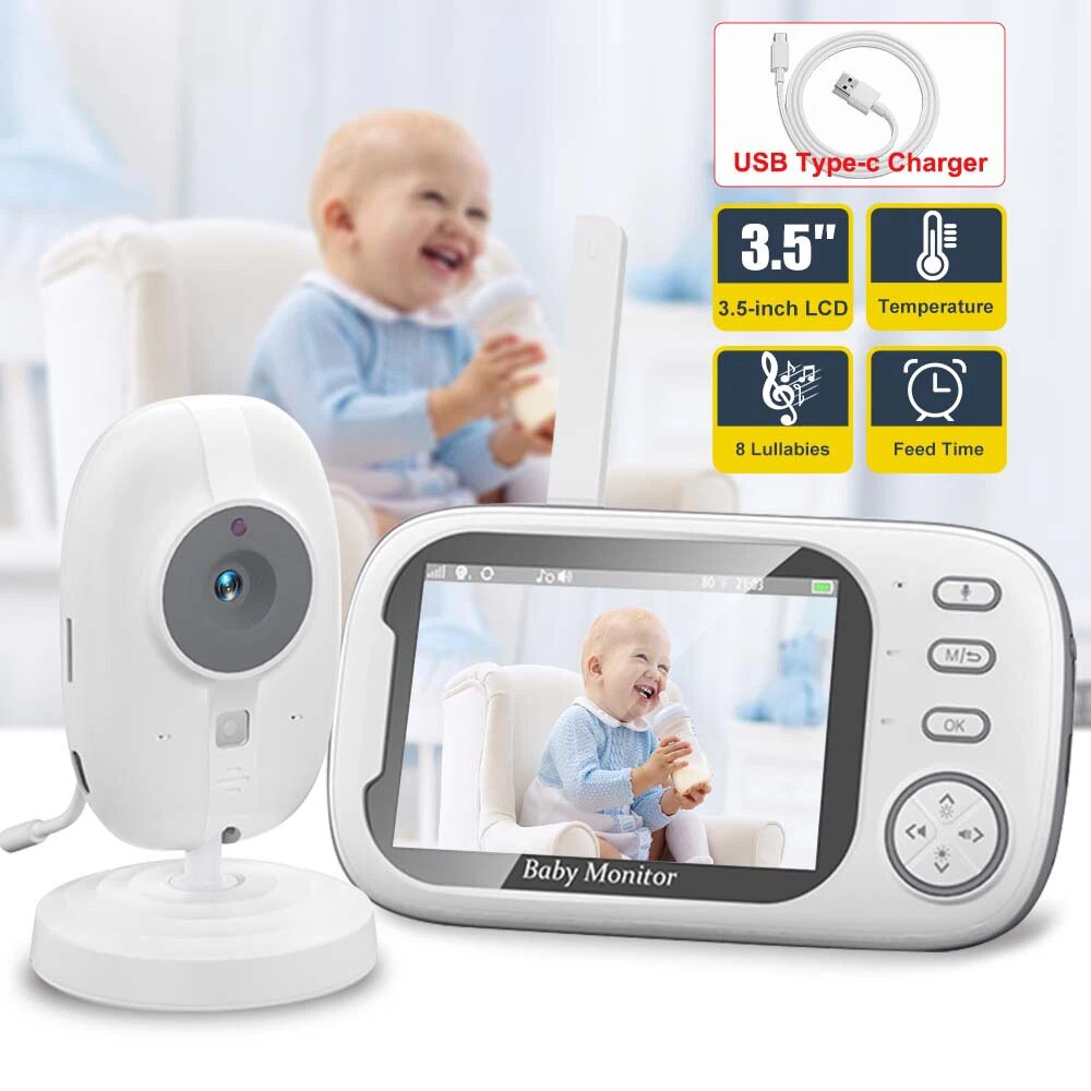3.5'' Video Baby Monitor 2.4G  - đánh giá và giá Audio Music For Video