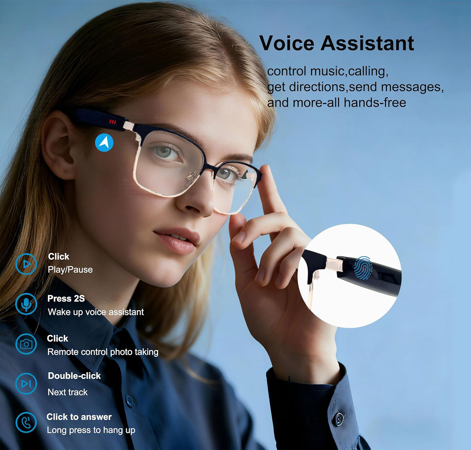 Smart Audio Glasses with Real- - đánh giá và giá Audio Music Bluetooth