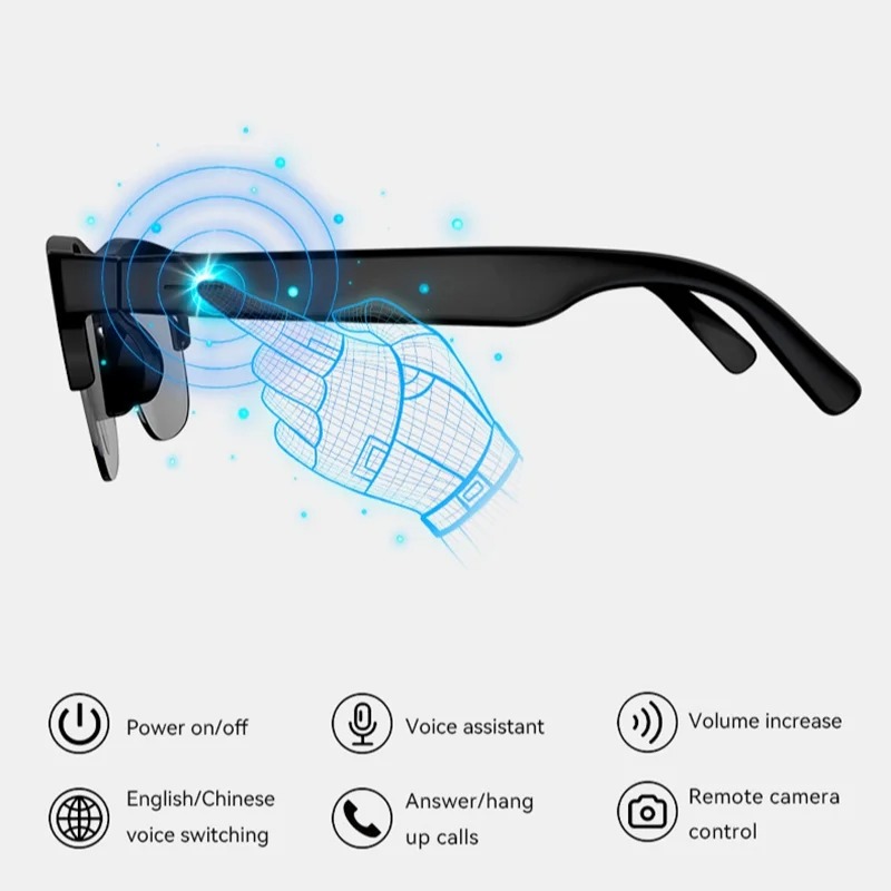 Smart Translation Glasses Real - đánh giá và giá Audio Music Bluetooth